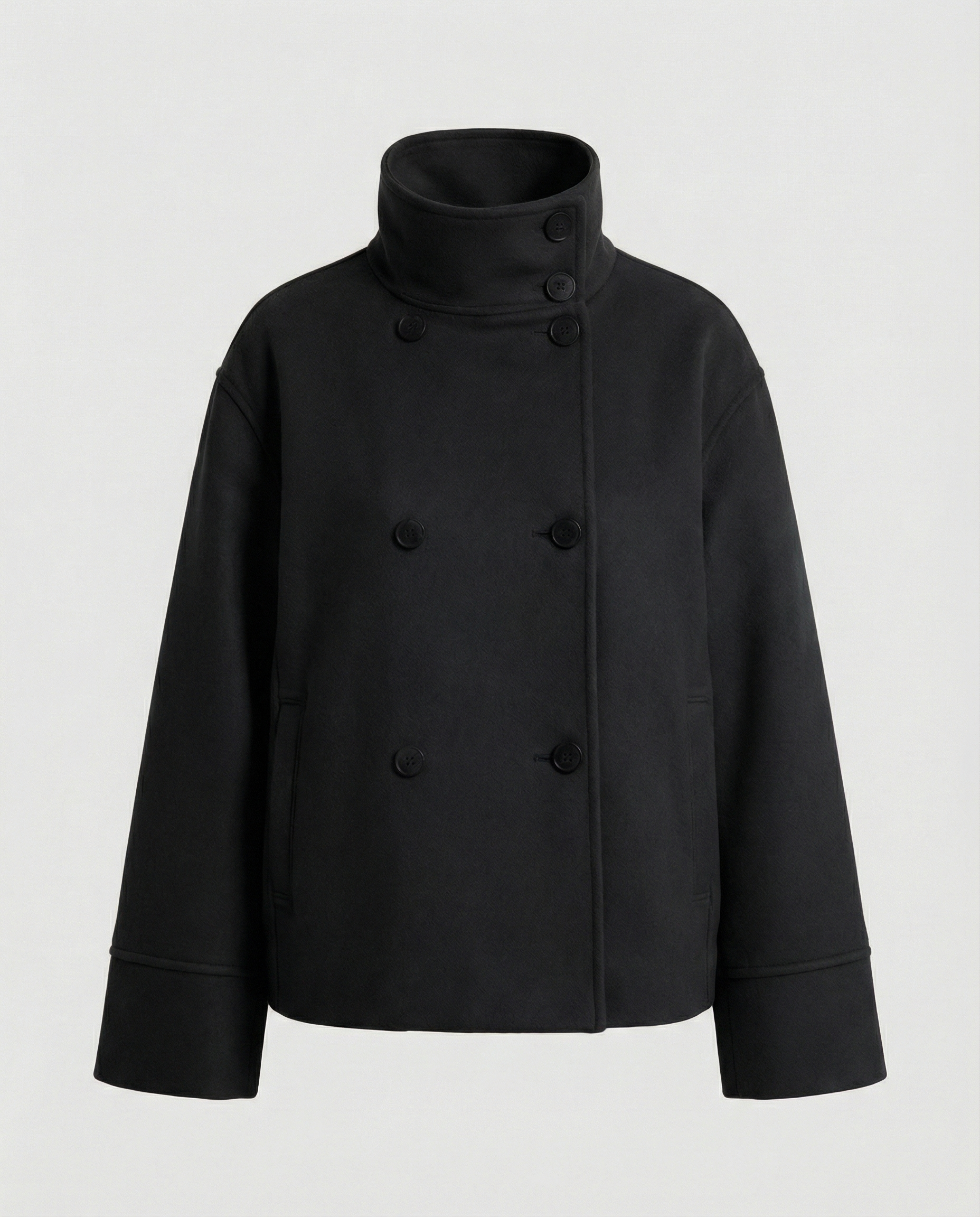 Camilla | Modern and Warm Short Jacket with High Collar