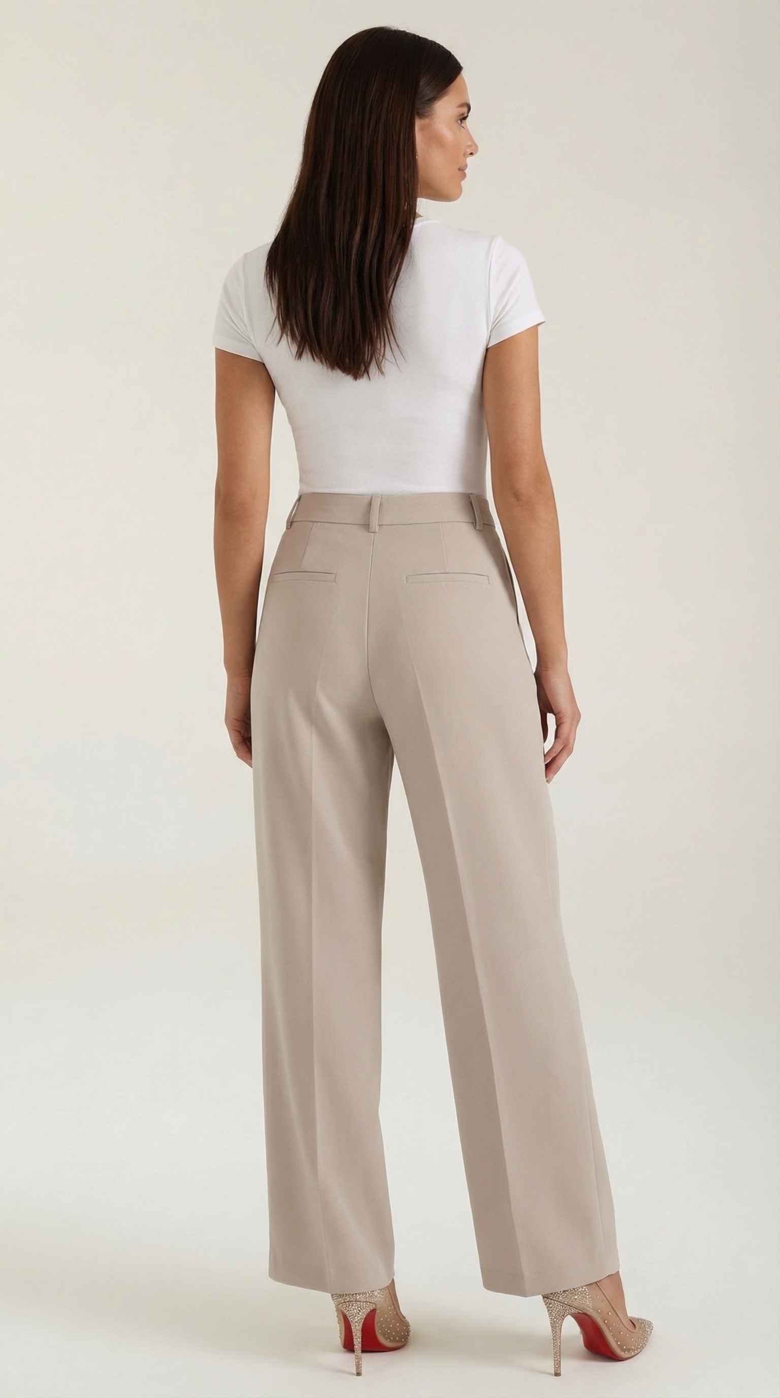 Women's Wide-Leg Trousers – Relaxed High-Waisted Fit & Flowy Silhouette