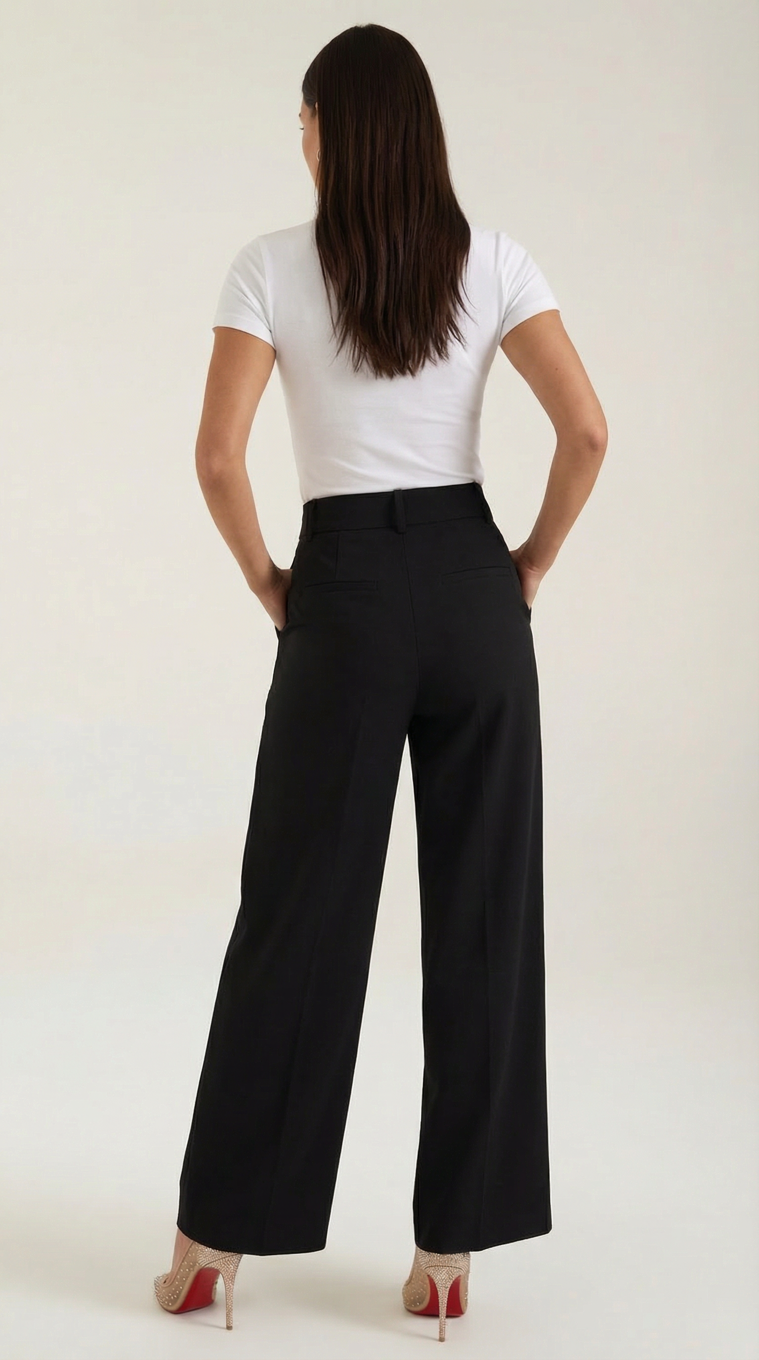 Women's Wide-Leg Trousers – Relaxed High-Waisted Fit & Flowy Silhouette