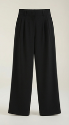 Women's Wide-Leg Trousers – Relaxed High-Waisted Fit & Flowy Silhouette