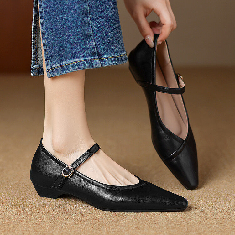 Amari | Flat Pumps – Luxury Designer Ballet Flat & Tailored Comfort Black