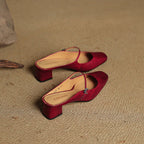 Esmer | Women’s Genuine Leather Mules – Chic Artisan Slip-On & Refined Slimming Silhouette