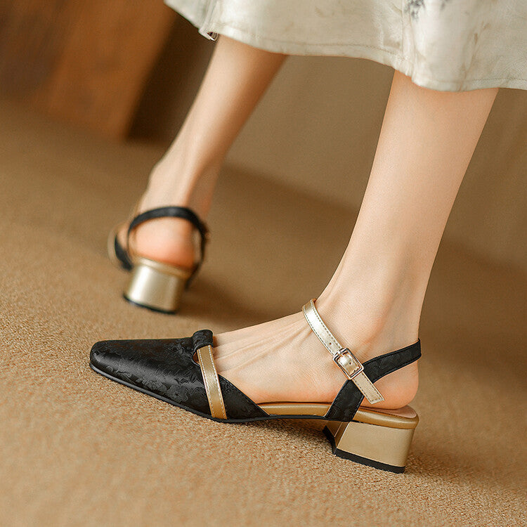 Evana | Slingback Pumps – Luxury Designer Kitten Heel & Slimming Pointed Toe