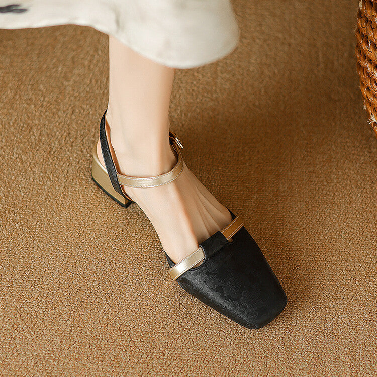 Evana | Slingback Pumps – Luxury Designer Kitten Heel & Slimming Pointed Toe