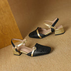 Evana | Slingback Pumps – Luxury Designer Kitten Heel & Slimming Pointed Toe