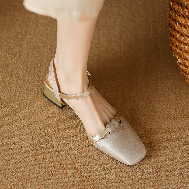 Evana | Slingback Pumps – Luxury Designer Kitten Heel & Slimming Pointed Toe