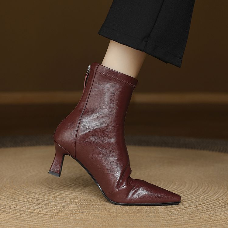 Evire | Genuine Leather Boots – Luxury Designer Ankle Booties & Slimming Tailored Chelsea Footwear