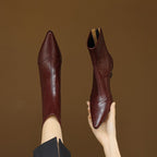 Evire | Genuine Leather Boots – Luxury Designer Ankle Booties & Slimming Tailored Chelsea Footwear