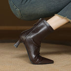 Evire | Genuine Leather Boots – Luxury Designer Ankle Booties & Slimming Tailored Chelsea Footwear
