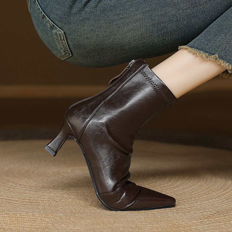 Evire | Genuine Leather Boots – Luxury Designer Ankle Booties & Slimming Tailored Chelsea Footwear