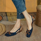 Evona | Women’s Slingbacks – Chic Artisan Pointed Toe & Refined Slimming Silhouette