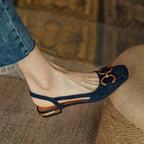 Evona | Women’s Slingbacks – Chic Artisan Pointed Toe & Refined Slimming Silhouette