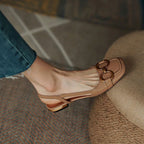 Evona | Women’s Slingbacks – Chic Artisan Pointed Toe & Refined Slimming Silhouette