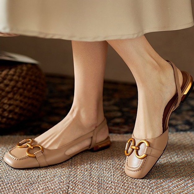 Evona | Women’s Slingbacks – Chic Artisan Pointed Toe & Refined Slimming Silhouette
