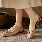 Evona | Women’s Slingbacks – Chic Artisan Pointed Toe & Refined Slimming Silhouette