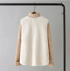 Mechi | Women’s Outfit Set | Ribbed Long Sleeves with V-neck Vest