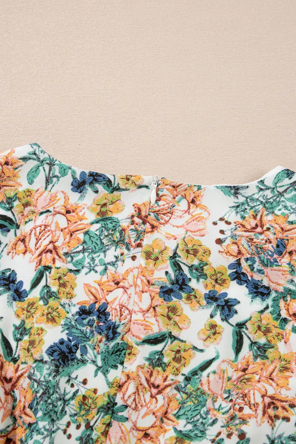Flora | Women’s Floral Print Ruffle Hem Mini Dress – Chic Botanical Print & Refined Flirty Silhouette
