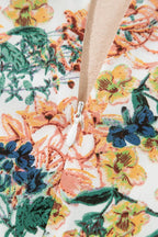 Flora | Women’s Floral Print Ruffle Hem Mini Dress – Chic Botanical Print & Refined Flirty Silhouette