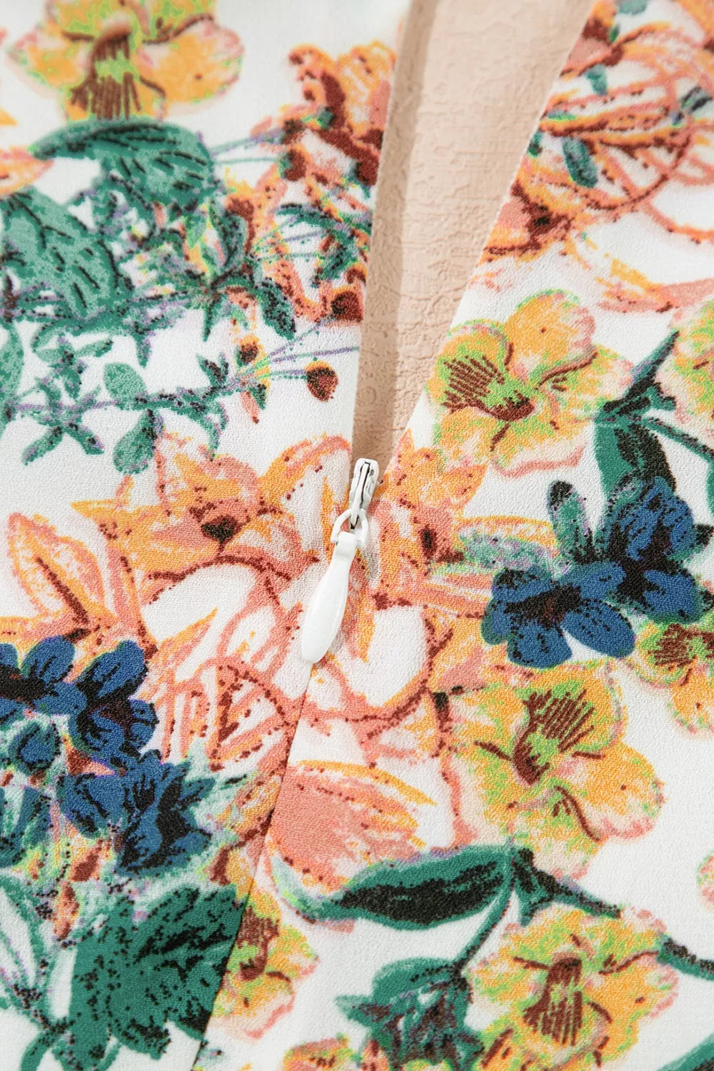 Flora | Women’s Floral Print Ruffle Hem Mini Dress – Chic Botanical Print & Refined Flirty Silhouette