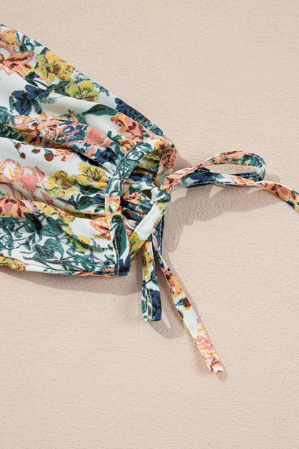 Flora | Women’s Floral Print Ruffle Hem Mini Dress – Chic Botanical Print & Refined Flirty Silhouette