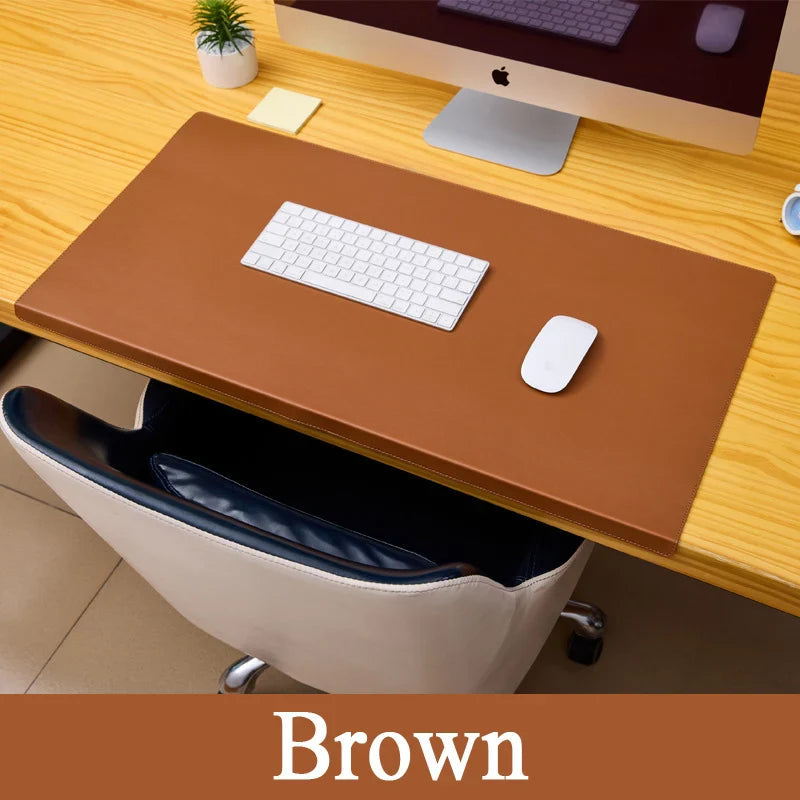 Guard Desk Mat | Wrist & Elbow Protection Mouse Pad Non-Slip Office Cushion for Gaming & Work Brown