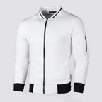 Hommes | Plaid | Sporty Slim Fit Vest for Men White