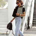 Bersh | Kayla Short Bodywarmer | Rugged, Stylish & Ideal for Spring Black Green