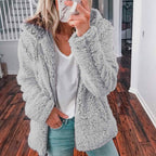 Pamelo | Teddy Hooded Vest | Super Soft & Delightfully Warm Light Gray