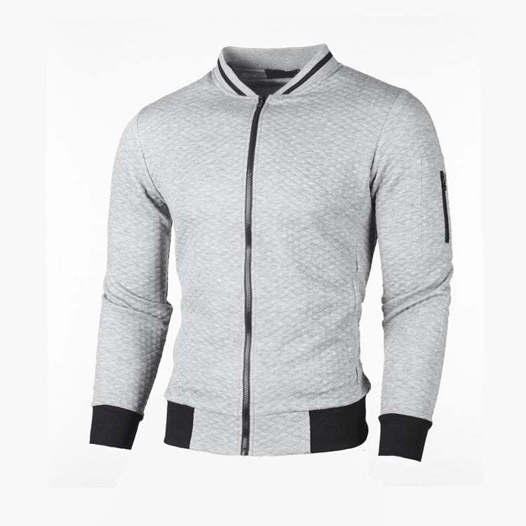 Hommes | Plaid | Sporty Slim Fit Vest for Men Light gray