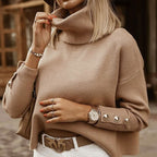 Amore | Joanna | Stylish Turtleneck Brown