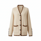 Māyā | Women’s Soft-Knit Cardigan – Chic Open-Front Layer & Refined Cozy Texture