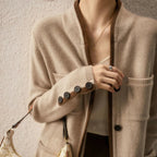 Māyā | Women’s Soft-Knit Cardigan – Chic Open-Front Layer & Refined Cozy Texture