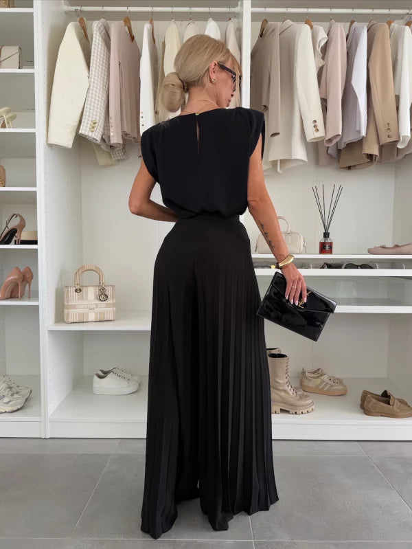 Lyra | Women's Elegant Two-Piece Set – Co-ord Loungewear & Tailored Minimalist Trouser Suit