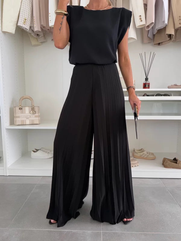 Lyra | Women's Elegant Two-Piece Set – Co-ord Loungewear & Tailored Minimalist Trouser Suit