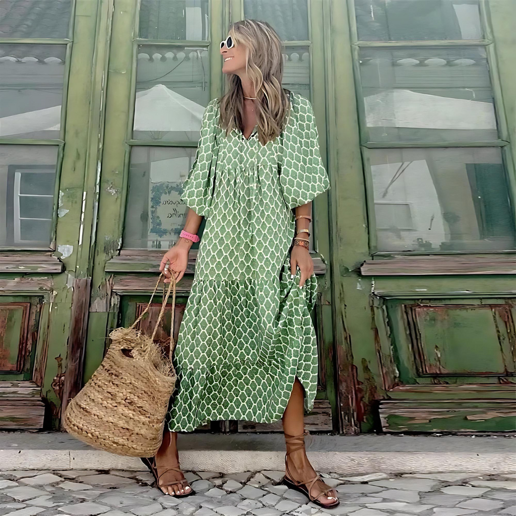 Haven | Women’s Effortless Spring Dress – Fluid Architectural Silhouette & Refined Seasonal Grace