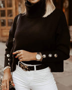 Amore | Joanna | Stylish Turtleneck Black