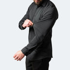 Marmari | Long-Sleeve Wrinkle-Free Shirt with Stand Collar