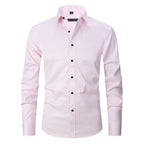 Marmari | Long-Sleeve Wrinkle-Free Shirt with Stand Collar