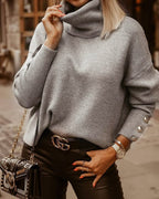 Amore | Joanna | Stylish Turtleneck Gray