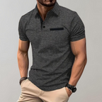 Hugo Classic Men's Polo With Breathable Cotton Comfort Gray