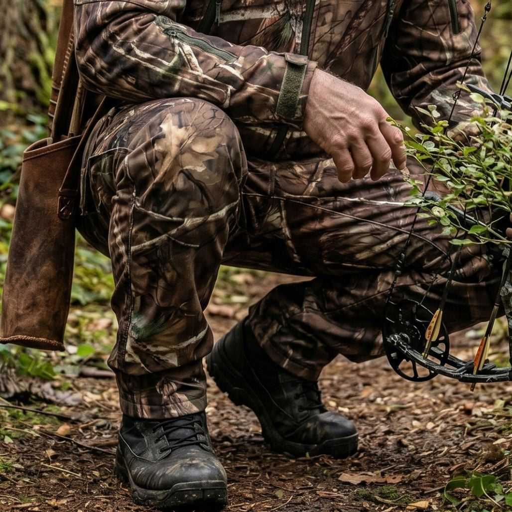 Zipari | Waterproof Softshell Jacket & Pants Set - Tree Camo - Fleece Lined