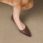 Irella | Genuine Leather Flats – Luxury Designer Ballerina Shoes & Slimming Minimalist Casual Loafers