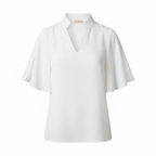 Nara | Women's Blouse – Chic Artisan Grace & Refined Slimming Silhouette