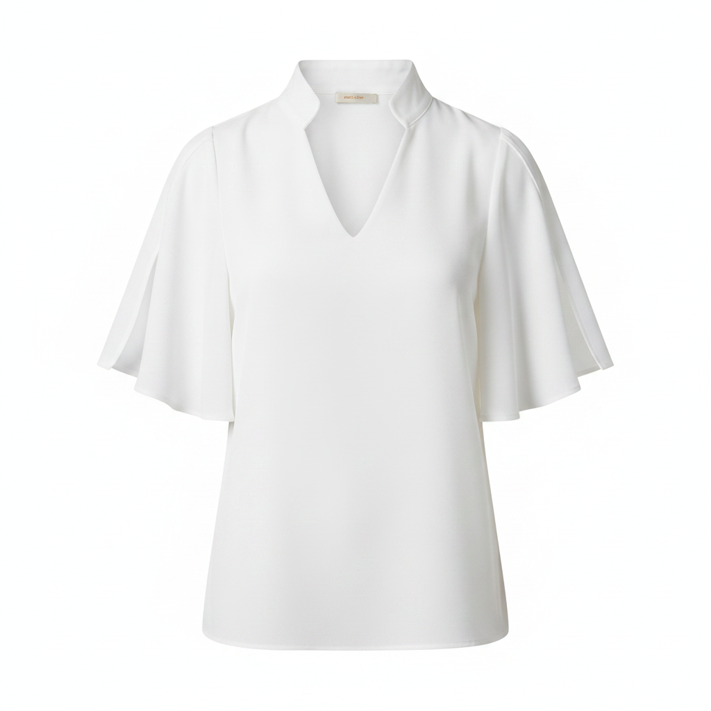 Nara | Women's Blouse – Chic Artisan Grace & Refined Slimming Silhouette