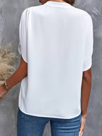 Nara | Women's Blouse – Chic Artisan Grace & Refined Slimming Silhouette