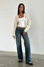 Woman's Jeans | Low Waist & Stretch Dark denim