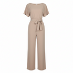 Women’s Signature Jumpsuit – Architectural Waist Definition & Continental Elegance