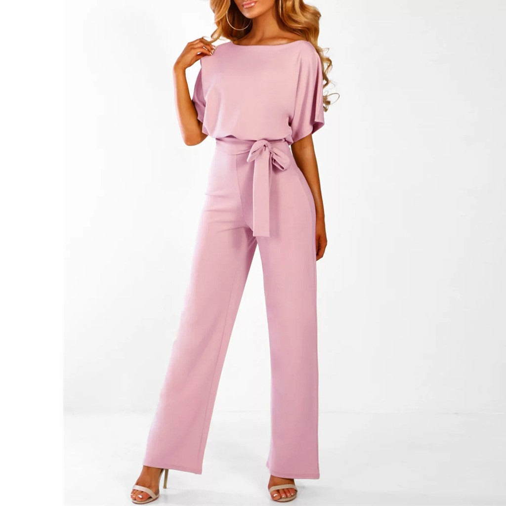 Women’s Signature Jumpsuit – Architectural Waist Definition & Continental Elegance