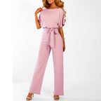 Women’s Signature Jumpsuit – Architectural Waist Definition & Continental Elegance