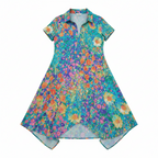 Māyā | Women’s Boho Chic Summer Dress – Ethereal Architectural Fluidity & Refined Artisan Grace